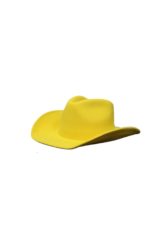 The Laredo Western Wool Felt Hat - Yellow