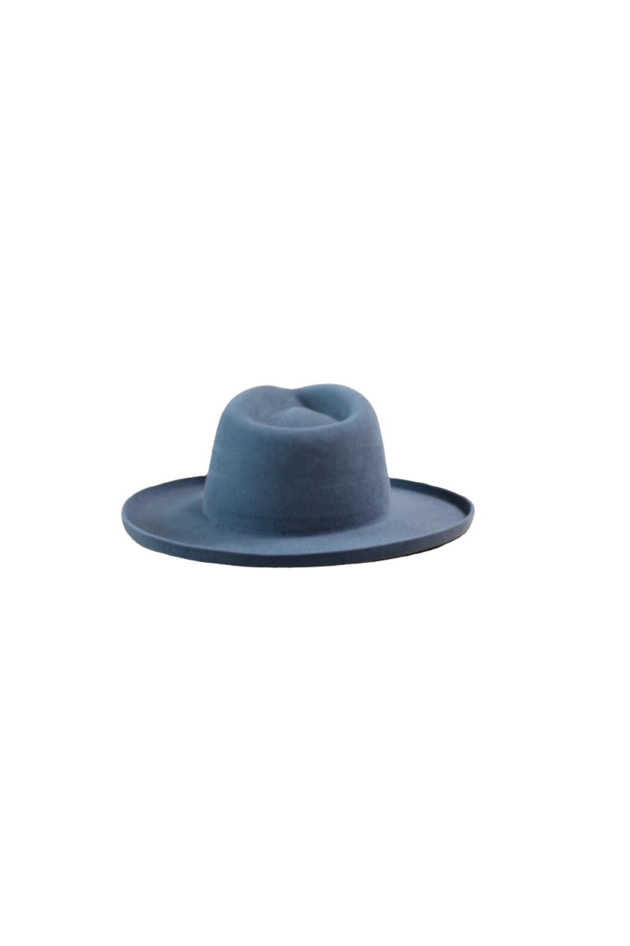 The Tucson Pencil Brim Rancher - Wool Felt - Blue Stone