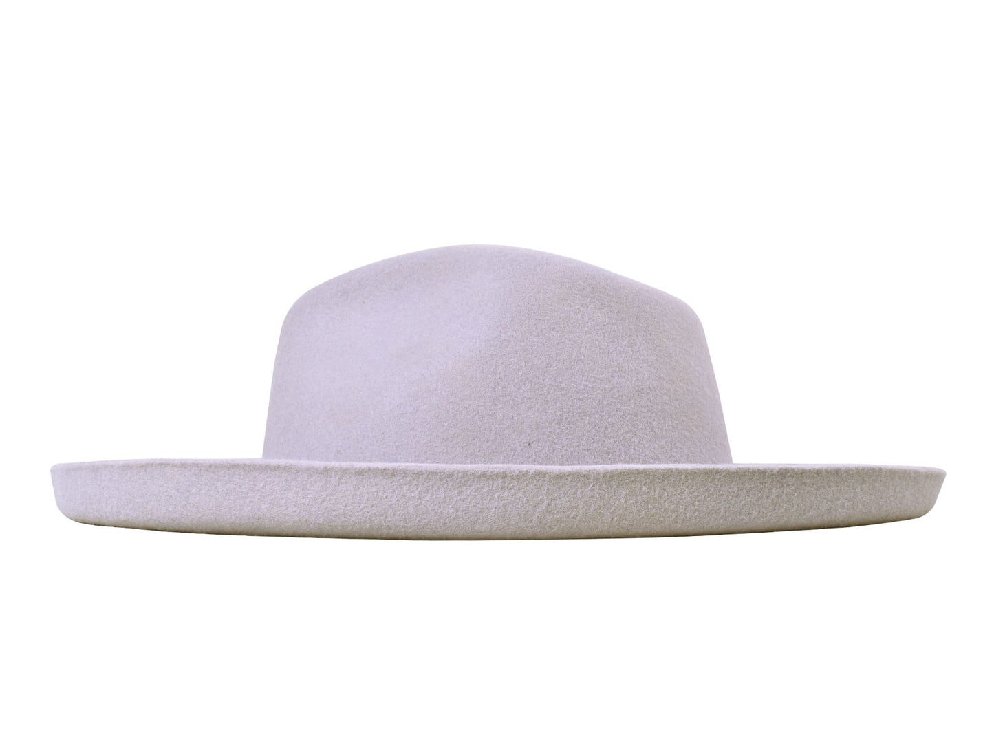 The Tucson Pencil Brim Wool Felt Hat - Silver Belly