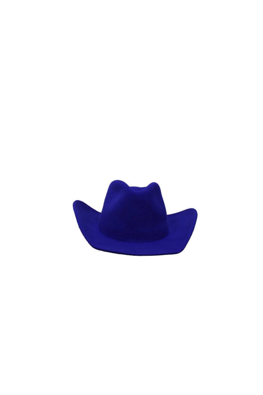 The Laredo Western Wool Felt Hat - Royal Blue
