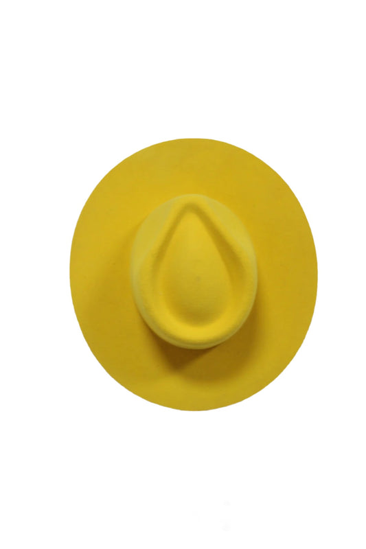 The Paige Rancher - Wool Felt - Yellow