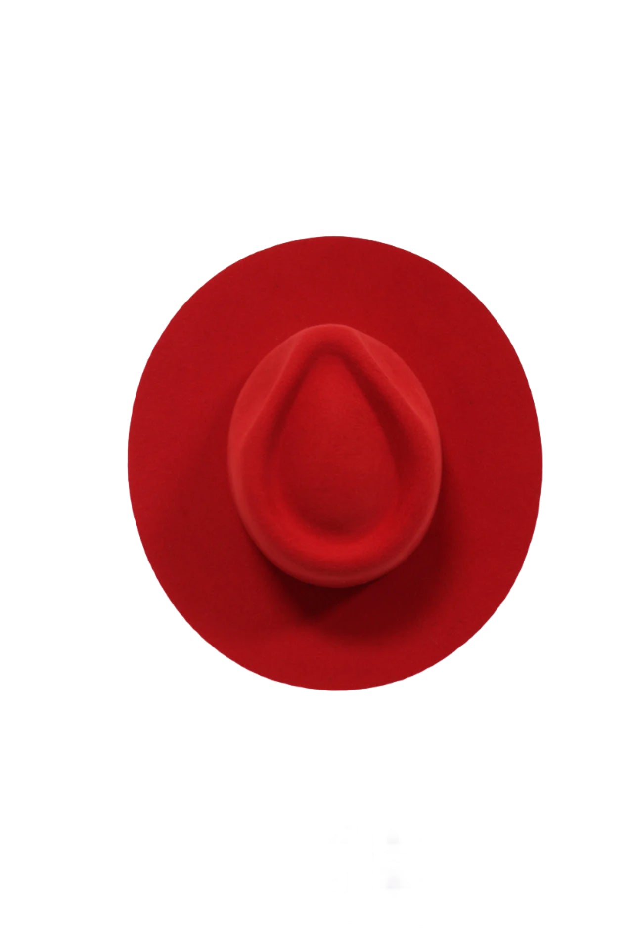 The Paige Rancher - Wool Felt - Red
