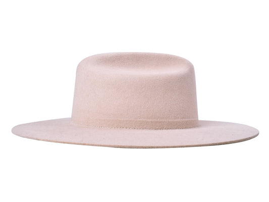 The Quinn Cattlemen Wool Felt Hat - Ivory