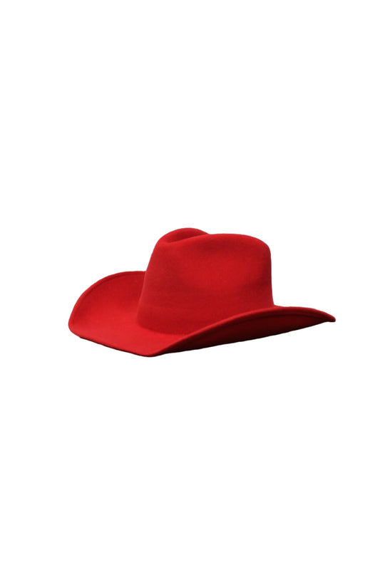 The Laredo Western Wool Felt Hat - Red