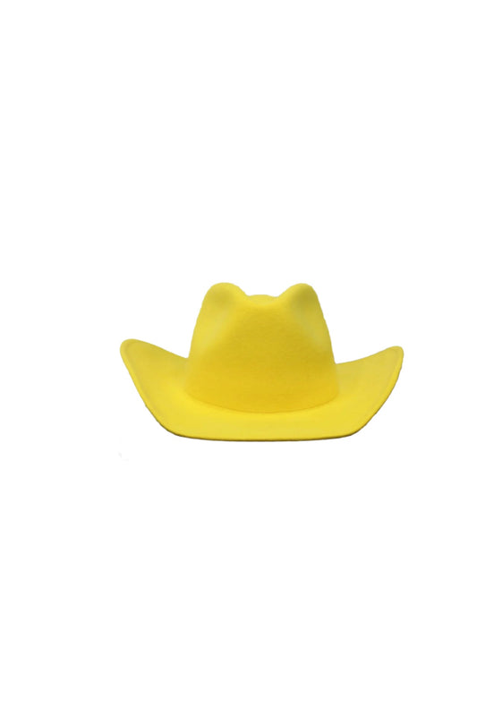 The Laredo Western Wool Felt Hat - Yellow