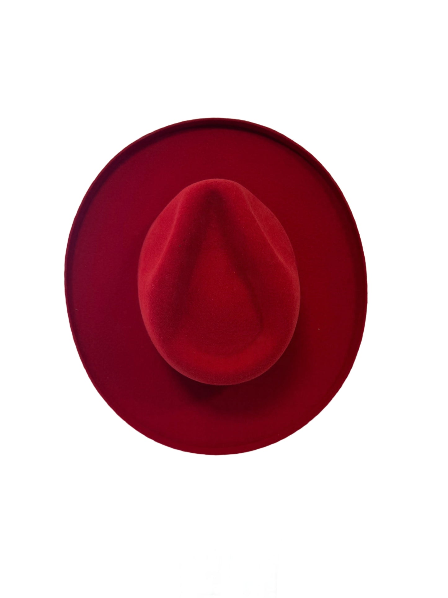 The Tucson Pencil Brim Rancher - Wool Felt - Red