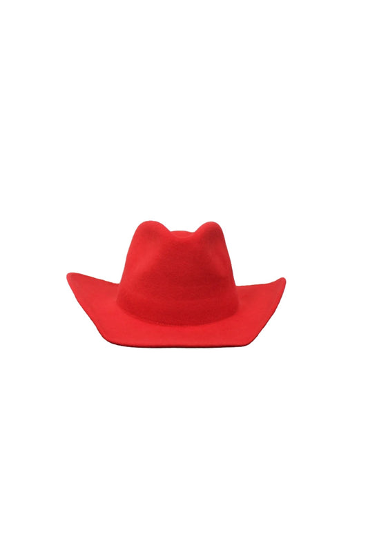 The Laredo Western Wool Felt Hat - Red