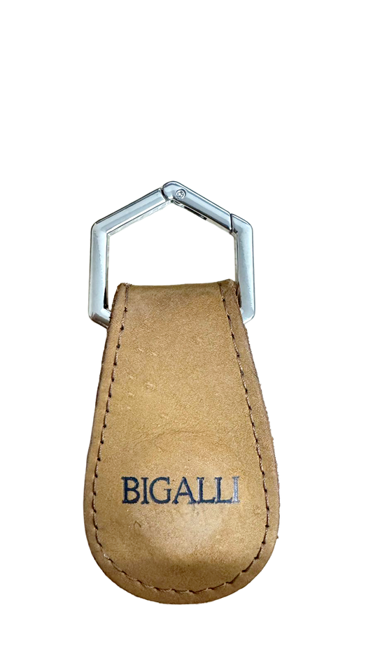 Hat Clip - Original Leather and Chromed Aluminum