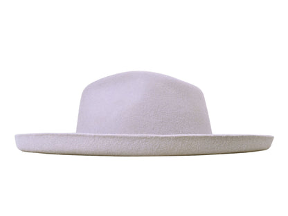 The Tucson Pencil Brim Wool Felt Hat - Silver Belly