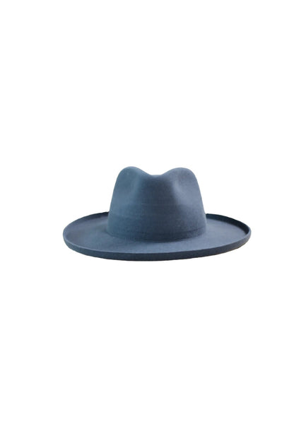 The Tucson Pencil Brim Rancher - Wool Felt - Blue Stone