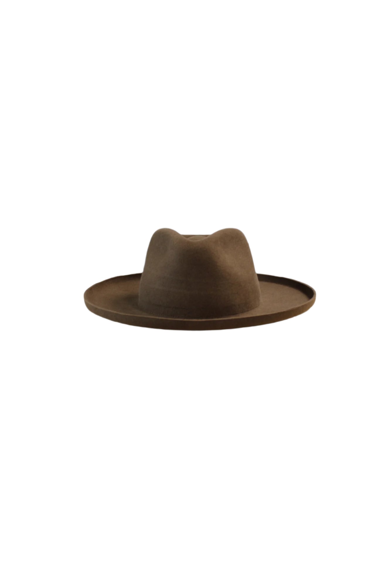The Tucson Pencil Brim Rancher - Wool Felt - Caramel