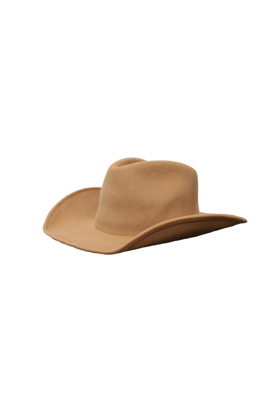 The Laredo Western Wool Felt Hat - Tan