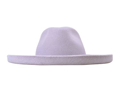 The Tucson Pencil Brim Wool Felt Hat - Silver Belly