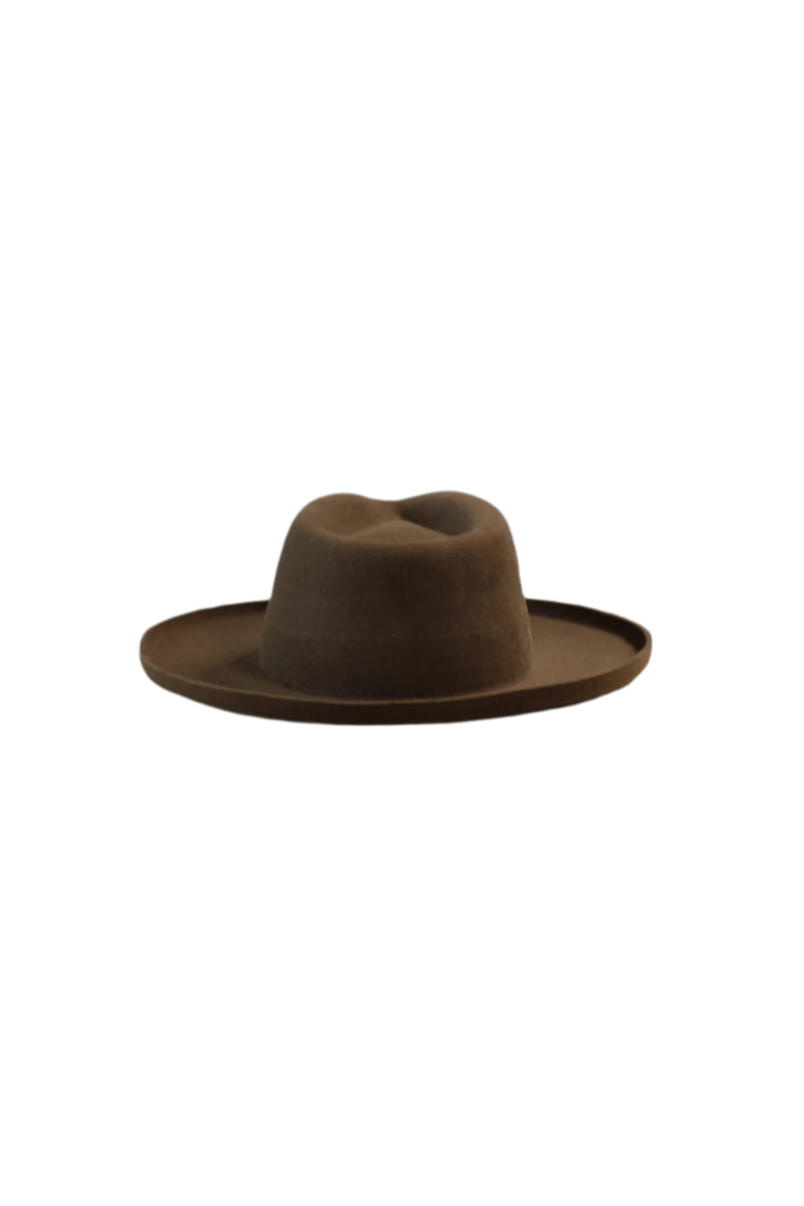 The Tucson Pencil Brim Rancher - Wool Felt - Caramel