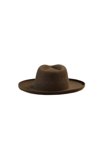 The Tucson Pencil Brim Rancher - Wool Felt - Caramel