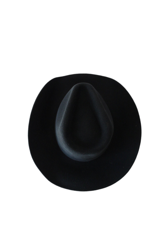 The Laredo Western Wool Felt Hat - Black