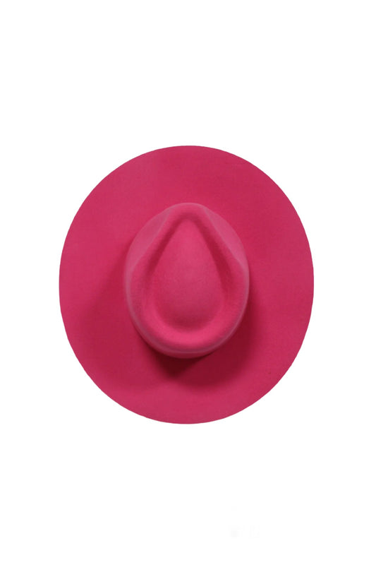 The Paige Rancher - Wool Felt - Pink