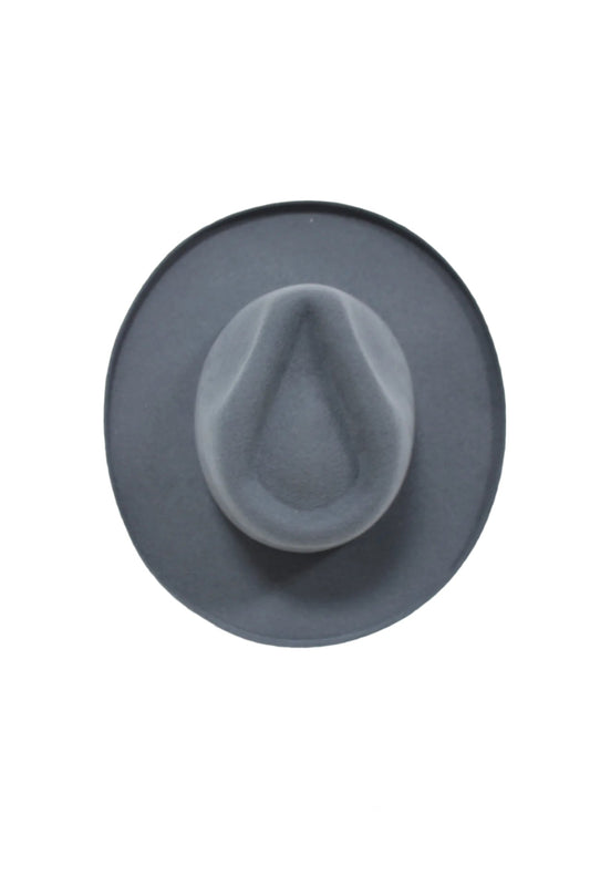 The Tucson Pencil Brim Rancher - Wool Felt - Blue Stone