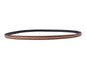 607 - Tooled Tan Leather Hatband with Decorative Stitching 1 Doz.