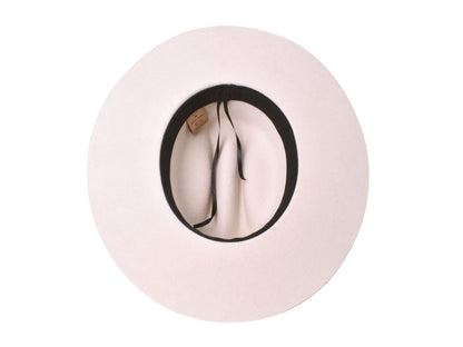 The Quinn Cattlemen Wool Felt Hat - Ivory