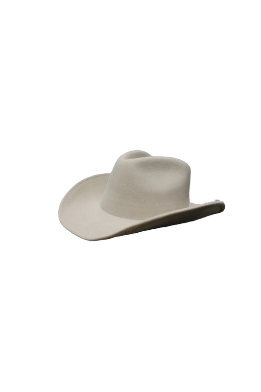 The Laredo Western Wool Felt Hat - Ivory
