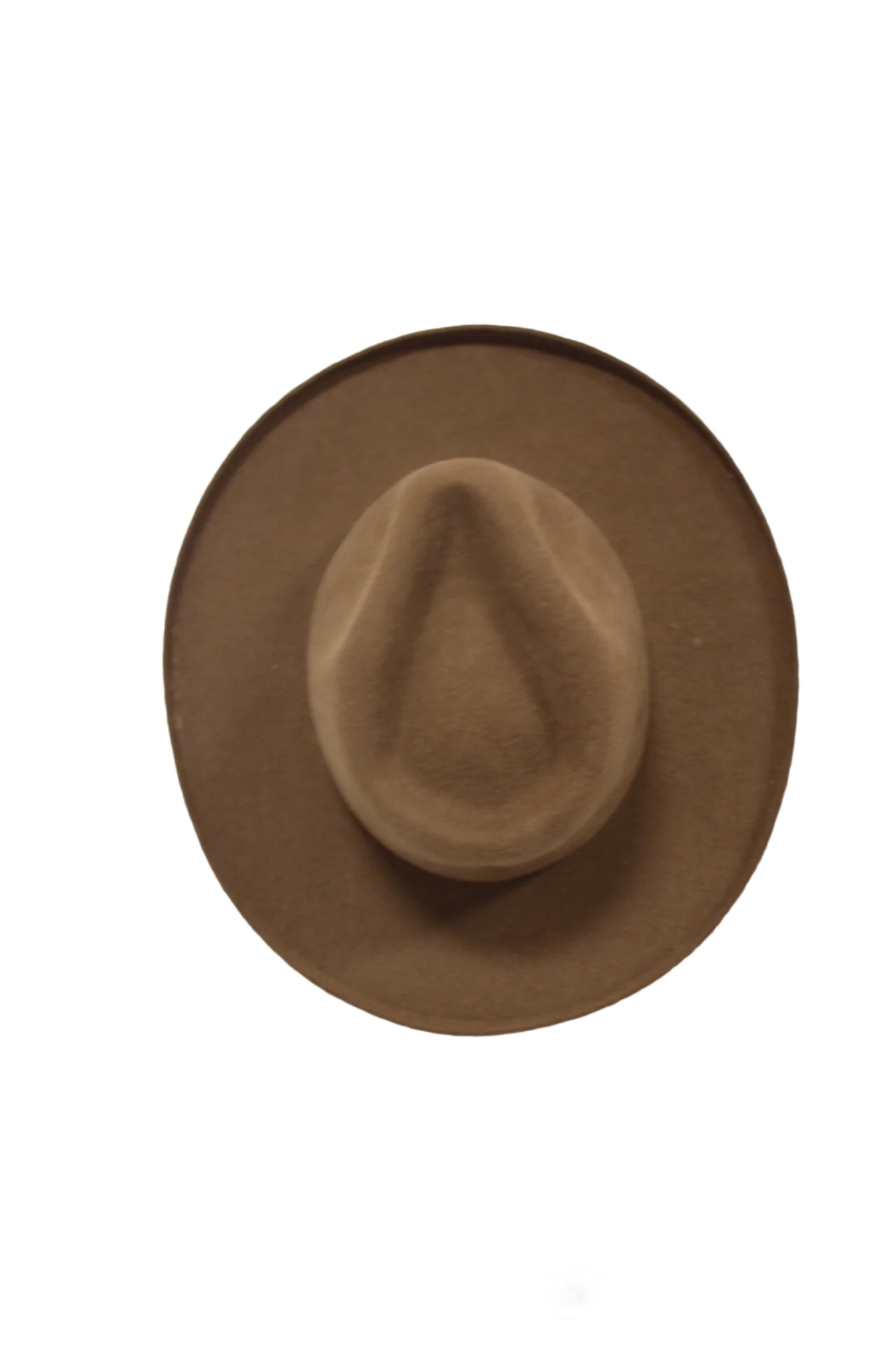 The Tucson Pencil Brim Rancher - Wool Felt - Caramel