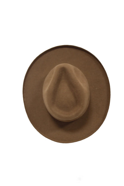 The Tucson Pencil Brim Rancher - Wool Felt - Caramel