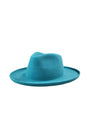 The Tucson Pencil Brim Rancher - Wool Felt - Turquoise