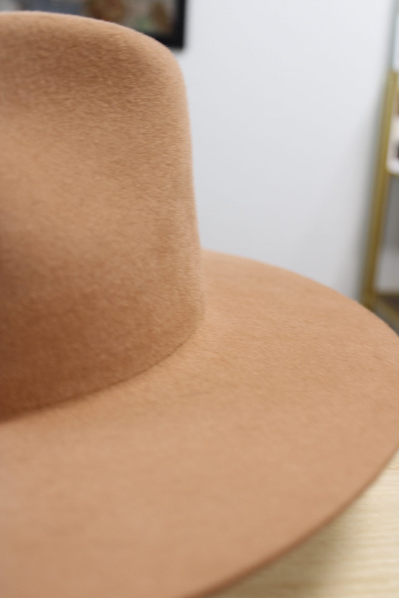 The Paige Rancher - Wool Felt - Tan